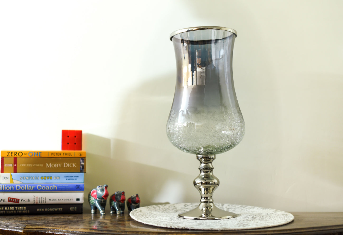 Black Hurricane Lamp