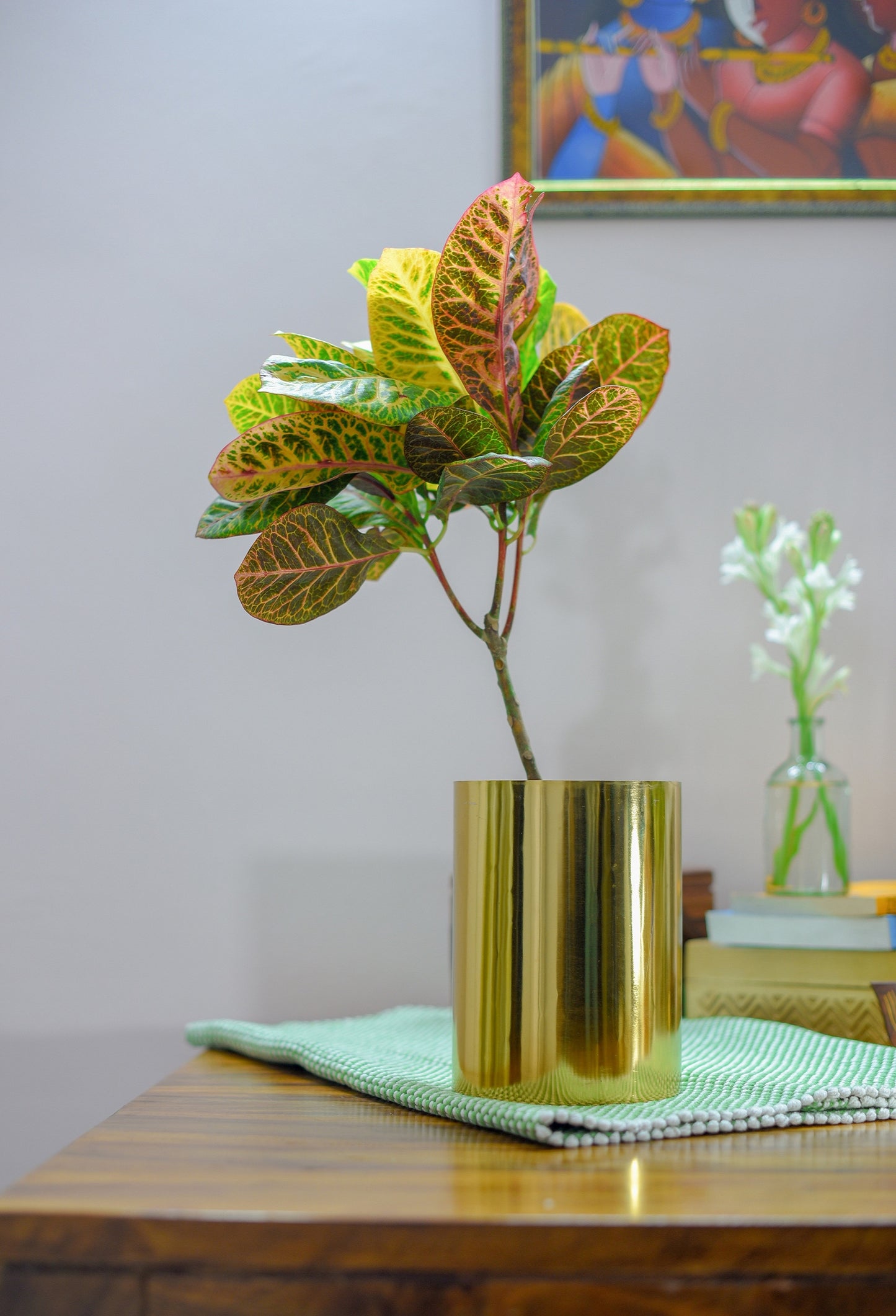 Metal Planter Golden