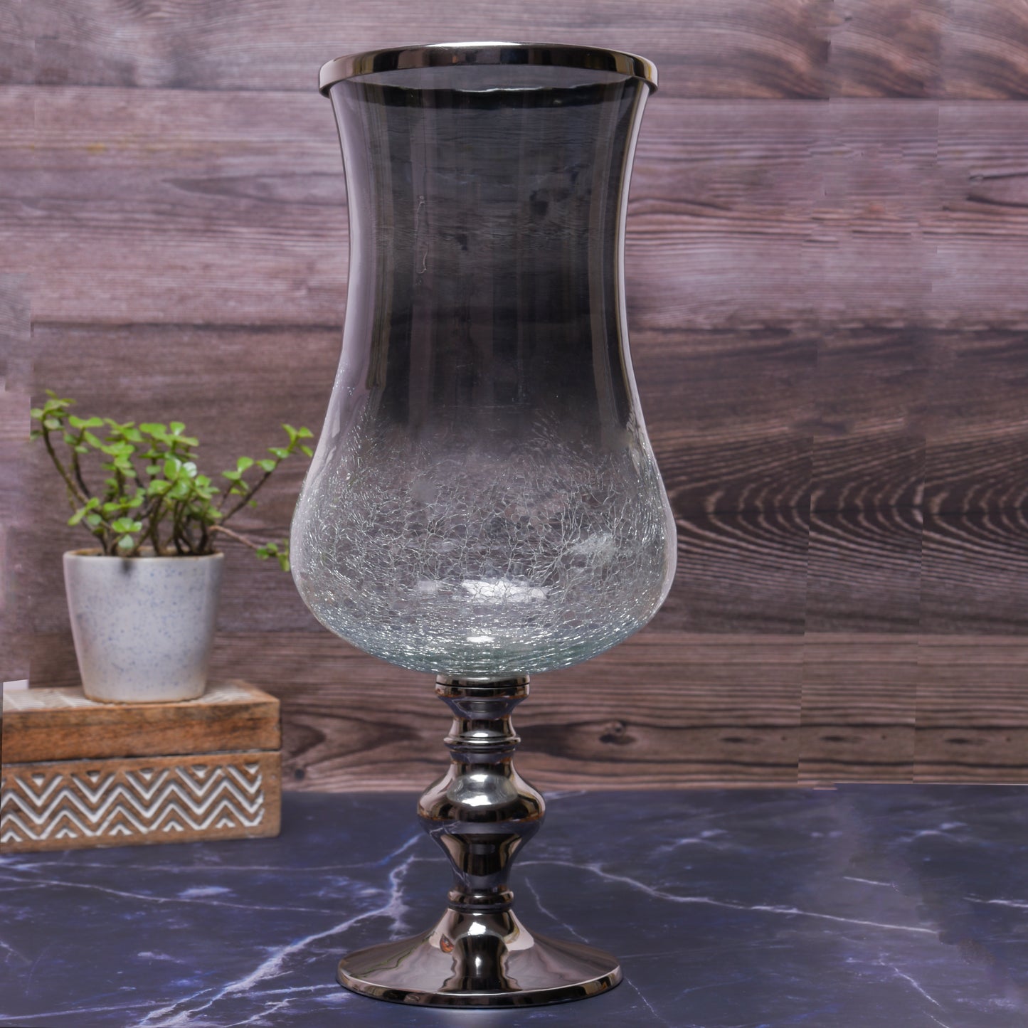 Black Hurricane Lamp