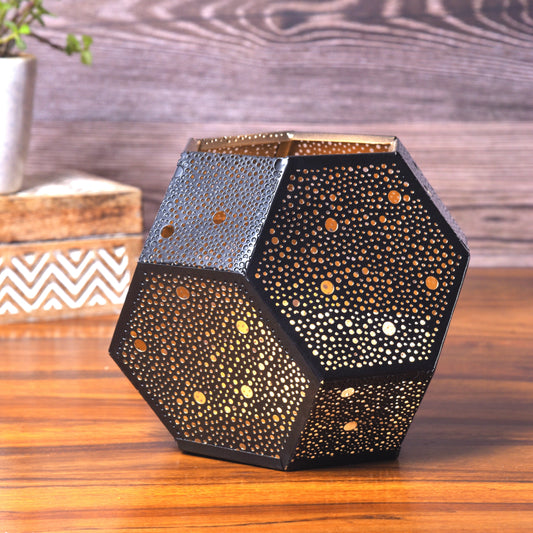 Metal Votive Hexagonal