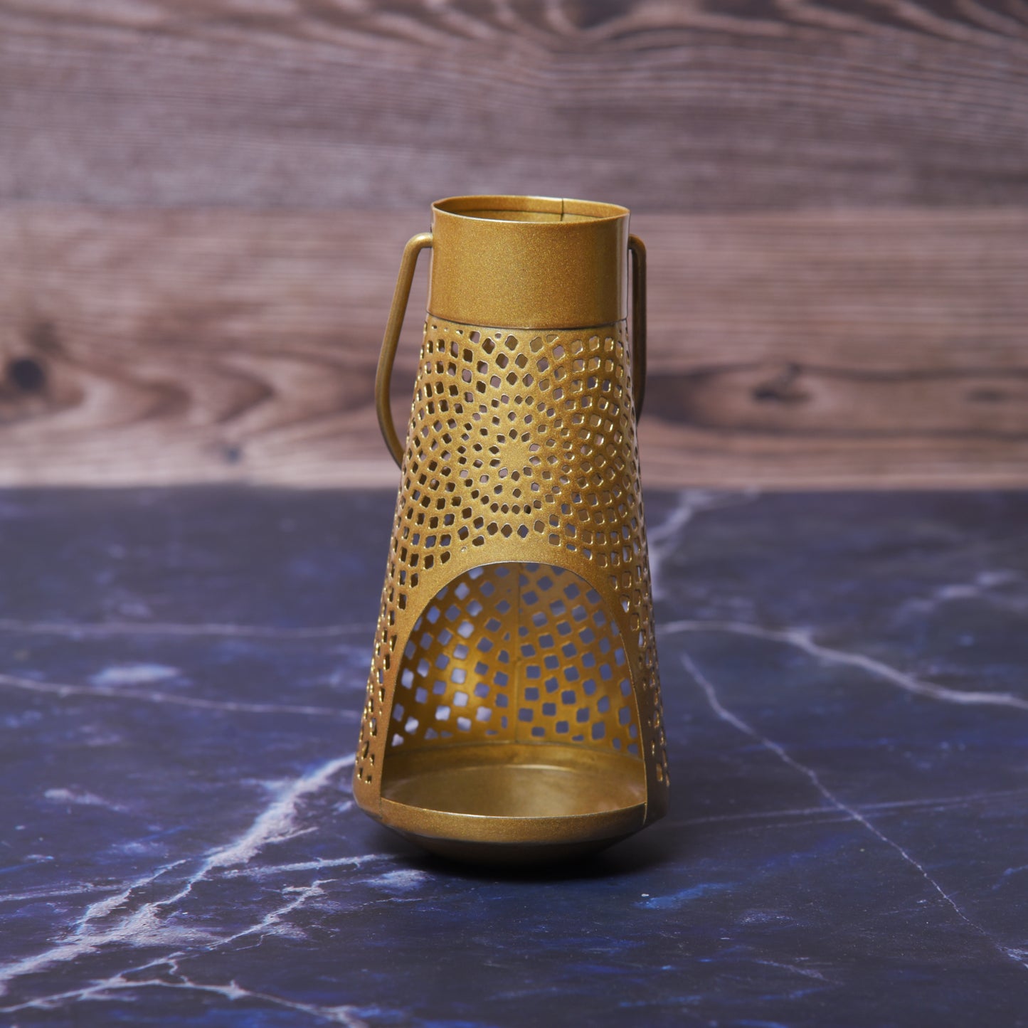 Metal Small Lantern (Golden)