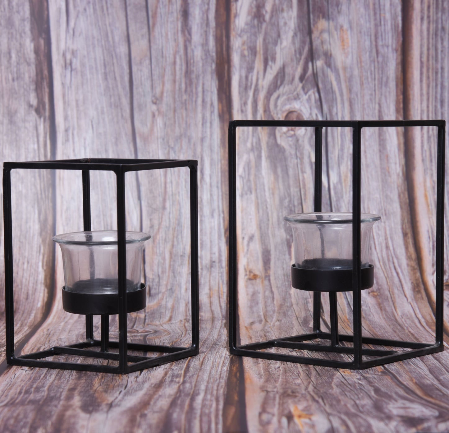 Black Wire Candle Holder